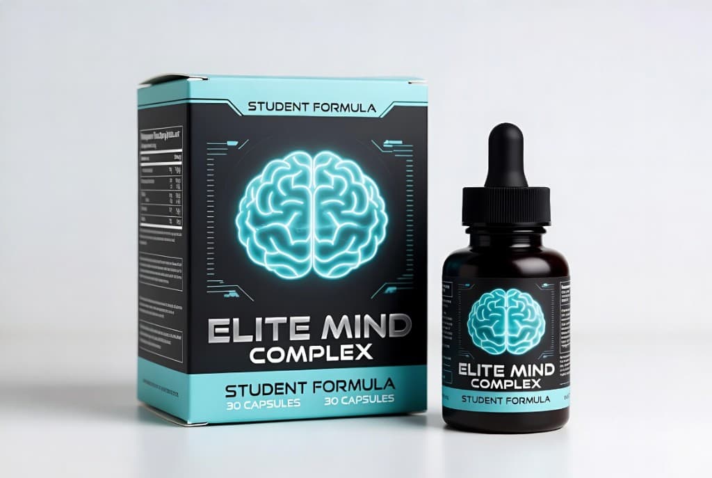 Elite Mind Complex Student Formula bottle and packaging