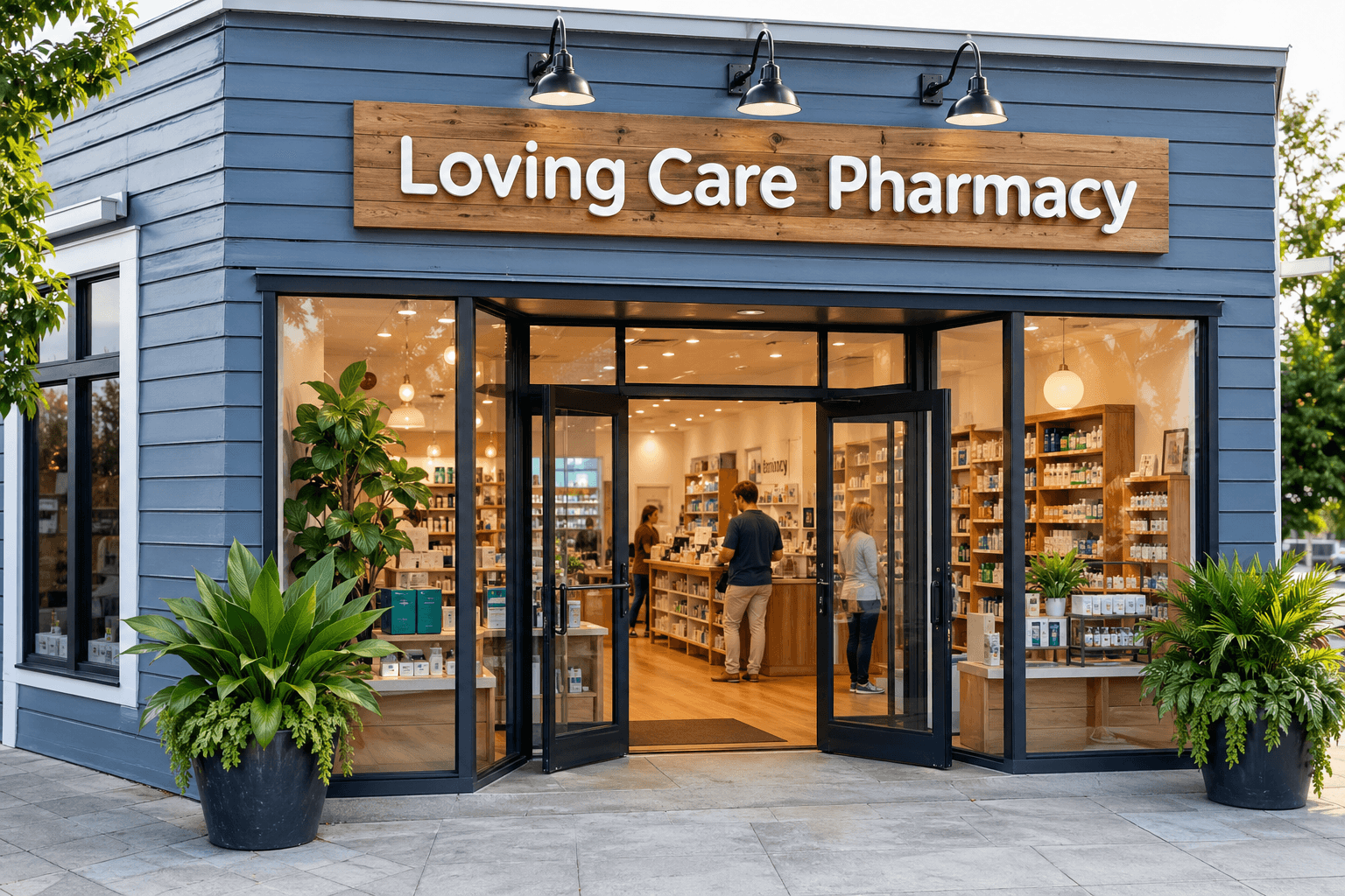 Professional pharmacy setting supporting clinical trial services